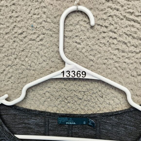 Prana Tops Womens Size Small Gray Deep Balsam Blythe Pullover Shirt - Picture 10 of 10